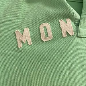 J. Crew Montauk vintage teal polo shirt